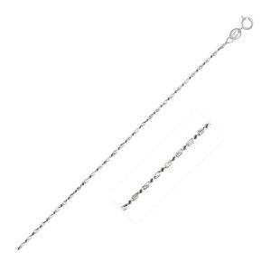 Unbranded 76687-20 14k White Gold Lumina Pendant Chain 0.8mm Size: 20'