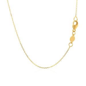 Unbranded 06534-18 14k Yellow Gold Script Love Necklace Size: 18''