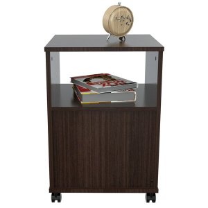 Homeroots.co 249814 Espresso Finish Wood Large Drawer Filing Cabinet