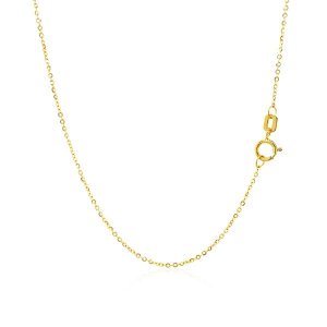 Unbranded 56582-18 14k Yellow Gold Necklace With Eight Pointed Star An