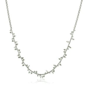 Unbranded 73626-18 Sterling Silver 18 Inch Leaf Motif Chain Necklace S