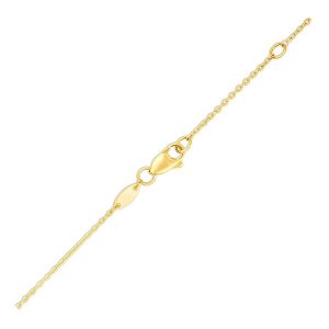 Unbranded 54006-18 14k Yellow Gold Chain Necklace With Horizontal Arro