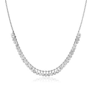 Unbranded 84070-16 Sterling Silver 16 Inch Necklace With Textured Bead