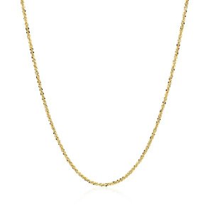 Unbranded 94604-18 14k Yellow Gold Sparkle Chain 1.1mm Size: 18''