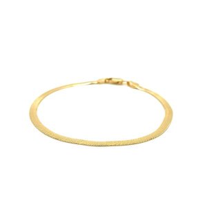 Unbranded 63934-7 3.0mm 14k Yellow Gold Super Flex Herringbone Bracele