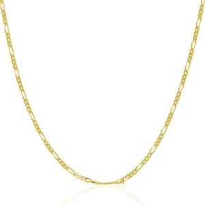 Unbranded 95649-13 14k Yellow Gold Solid Figaro Chain 1.9mm Size: 13''