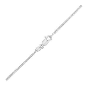 Unbranded 98307-20 14k White Gold Franco Chain 0.9mm Size: 20''