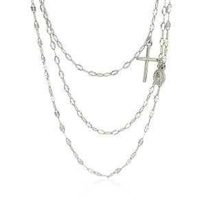 Unbranded 87303-18 Sterling Silver 18 Inch Three Strand Necklace With 