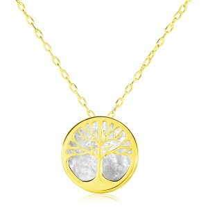 Unbranded 27365-16 14k Yellow Gold Necklace With Tree Of Life Symbol I