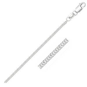 Unbranded 57887-16 14k White Gold Foxtail 1.0mm Chain Size: 16''