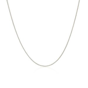 Unbranded 67206-18 10k White Gold Wheat Chain 0.6mm Size: 18''