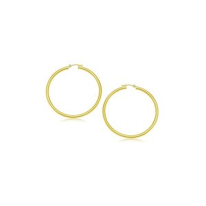 Unbranded 73842 10k Yellow Gold Polished Hoop Earrings (15 Mm)