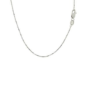 Unbranded 86613-20 18k White Gold Box Chain 0.6mm Size: 20''