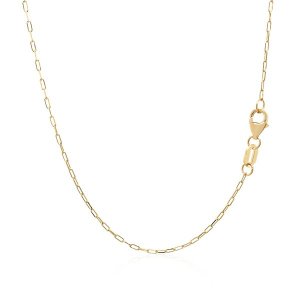 Unbranded 14940-18 14k Yellow Gold 18 Inch Necklace With Polished Butt