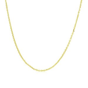 Unbranded 53393-30 14k Yellow Gold Adjustable Cable Chain 0.9mm Size: 