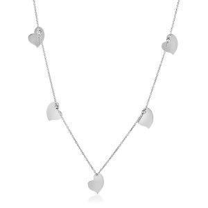 Unbranded 53806-24 Sterling Silver 24 Inch Necklace With Polished Hear