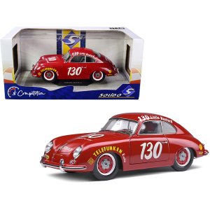 Solido S1802804 1953 Porsche 356 Pre-a 130 Red James Dean Tribute Comp