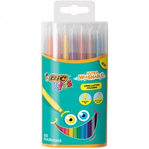 Bic BKCMD20AST Marker, Kids Mrkrs,ast