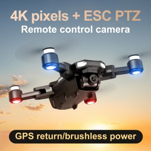 Heyybit S105-Black New 6k Hd Dual Camera Gps 5g Wifi Fpv Brushless Mot