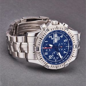 Brav 16071.6125 Revue Thommen 16071.6125 Men's 'airspeed' Blue Dial Da