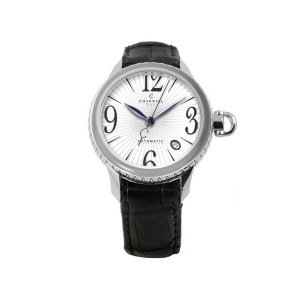 Brav CO36AS361002 Charriol  Women's 'columbus' White Dial Leather Stra