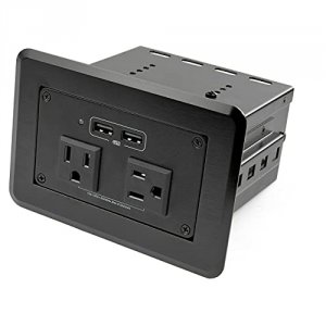 Startech KITBZPOWNA Dual Table Outlet Box