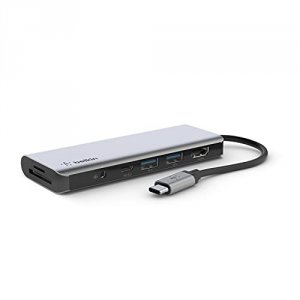 Belkin PVC003BTSGY Usb-c 7-in-1 Multiport Adpt