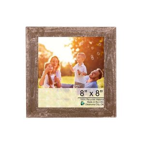 Homeroots.co 380312 12x13 Rustic Espresso Picture Frame