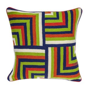 Homeroots.co 334319 20 X 7 X 20 Handmade Multicolored Accent Pillow Co