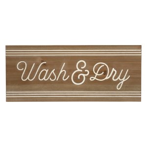 Homeroots.co 380867 Modern Farmhouse Wash And Dry Wall Art