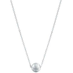 Alkeme SP02 Sterling Silver Bead Ball On Sterling Silver 18 Inch Cable