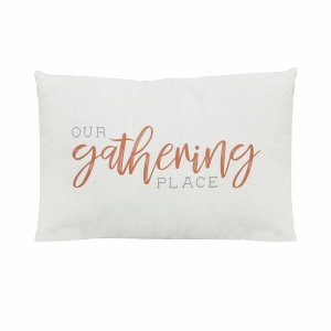 Homeroots.co 329364 Our Gathering Place Lumbar Accent Pillow