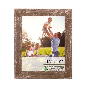 Homeroots.co 380285 16x22 Rustic Espresso Picture Frame