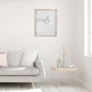 Homeroots.co 380853 Neutral Tones Comfy Natural Wood Framed Wall Art