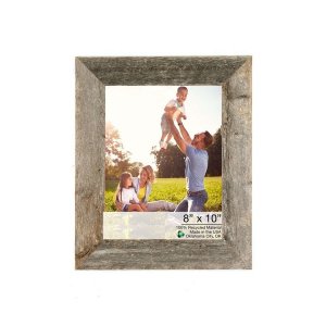 Homeroots.co 380314 12x13 Natural Weathered Grey Picture Frame