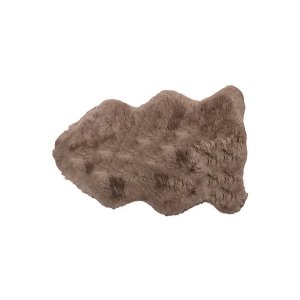 Homeroots.co 332267 24 X 36 Taupe, Sheepskin Single Long-haired - Rug