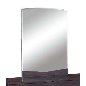 Homeroots.co 329627 43 Exquisite Wenge High Gloss Mirror