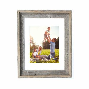 Homeroots.co 380274 19x23 Rustic White Picture Frame