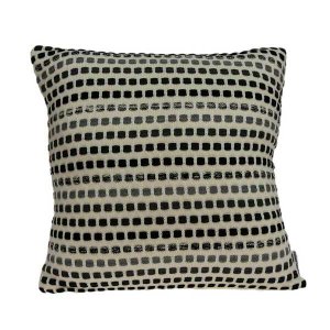 Homeroots.co 333904 Modern Square Shades Of Gray Accent Pillow Cover