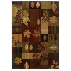 Homeroots.co 368936 22 X 32 Toffee Polypropylene Accent Rug