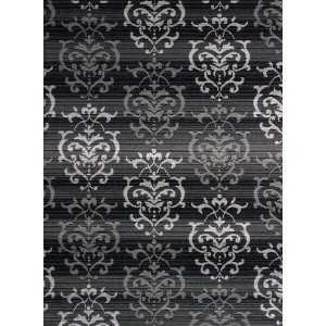 Homeroots.co 368842 33 X 39 Grey Polypropyelene Accent Rug