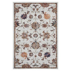 Homeroots.co 367000 22 X 36 Cream Olefin Accent Rug