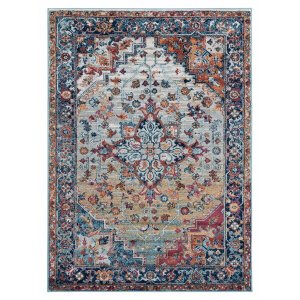 Homeroots.co 366970 22 X 36 Multicolor Olefin Accent Rug