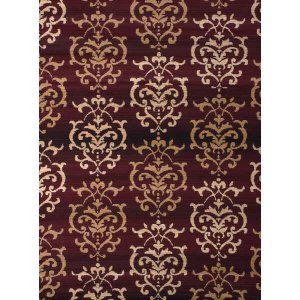 Homeroots.co 368834 33 X 39 Burgundy Polypropyelene Accent Rug