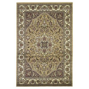 Homeroots.co 353268 2' X 3' Polypropylene Beige Or Ivory Accent Rug