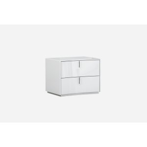 Homeroots.co 366257 22 X 18 X 18 White  Nightstand