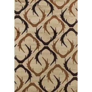 Homeroots.co 371908 22 X 36 Beige Polypropylene Mat Rug