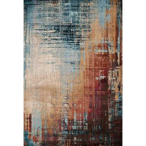 Homeroots.co 369462 22 X 36 Multicolor Olefin  Polyester Accent Rug