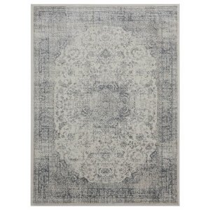 Homeroots.co 368235 22 X 36 Grey Olefin Accent Rug