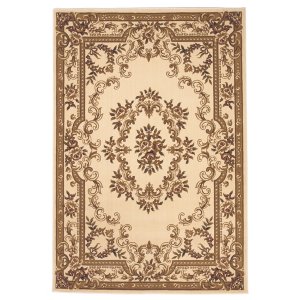 Homeroots.co 353280 2' X 3' Polypropylene Ivory Accent Rug